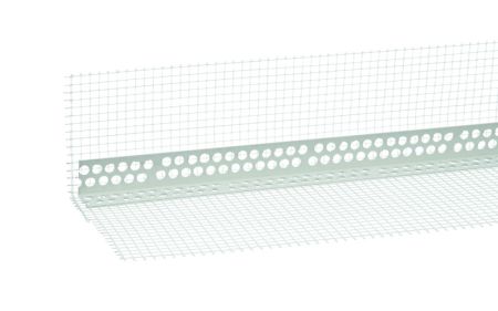 Gewebewinkel weiß, PVC 10/15, Länge 2,50 lfm, Maschenweite 10 x 15 cm von Butler macht's!