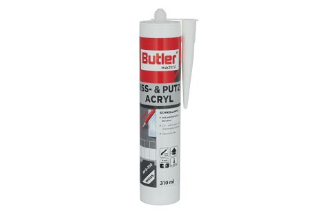 Riss und Putz Acryl weiß 310 ml von Butler machts