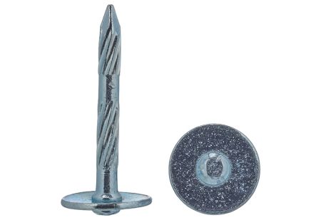 Scheibenkopf-Stahlnägel, metallisiert